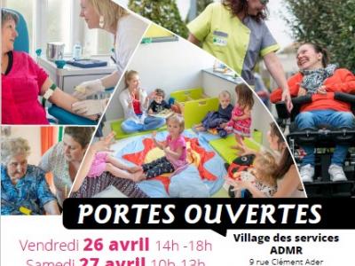 Portes ouvertes ADMR des Dolmens vendredi 26 et samedi 27 avril