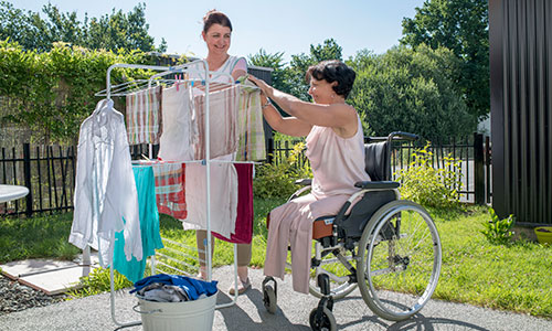 L'ADMR 35 aide les personnes en situation de handicap dans leurs tâches ménagères